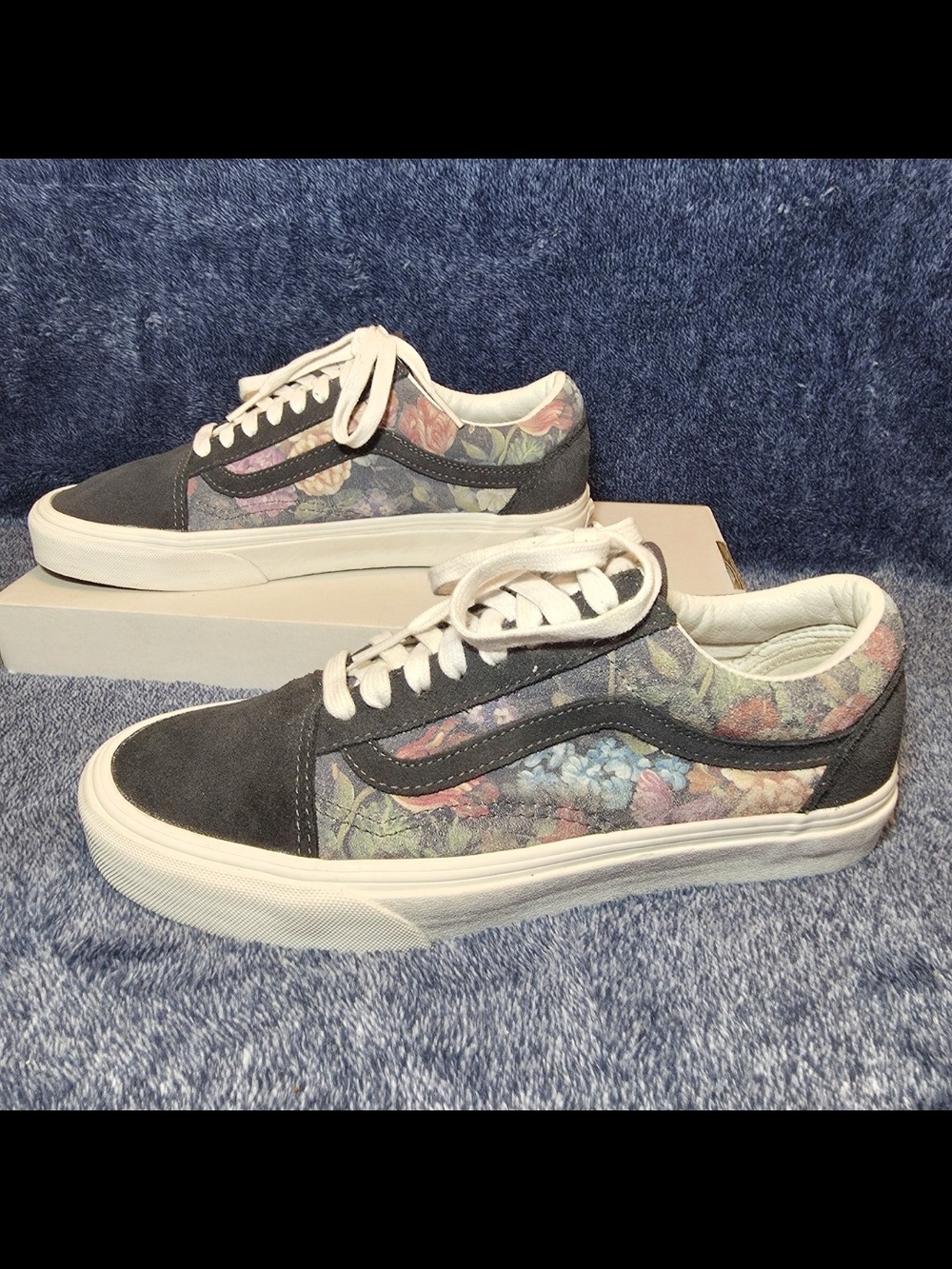 Vans Old Skool "Moody Floral" (Grey/White) - Picture 2 of 7